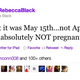 Illustration for article titled Rebecca Black Denies Awful Pregnancy Rumor